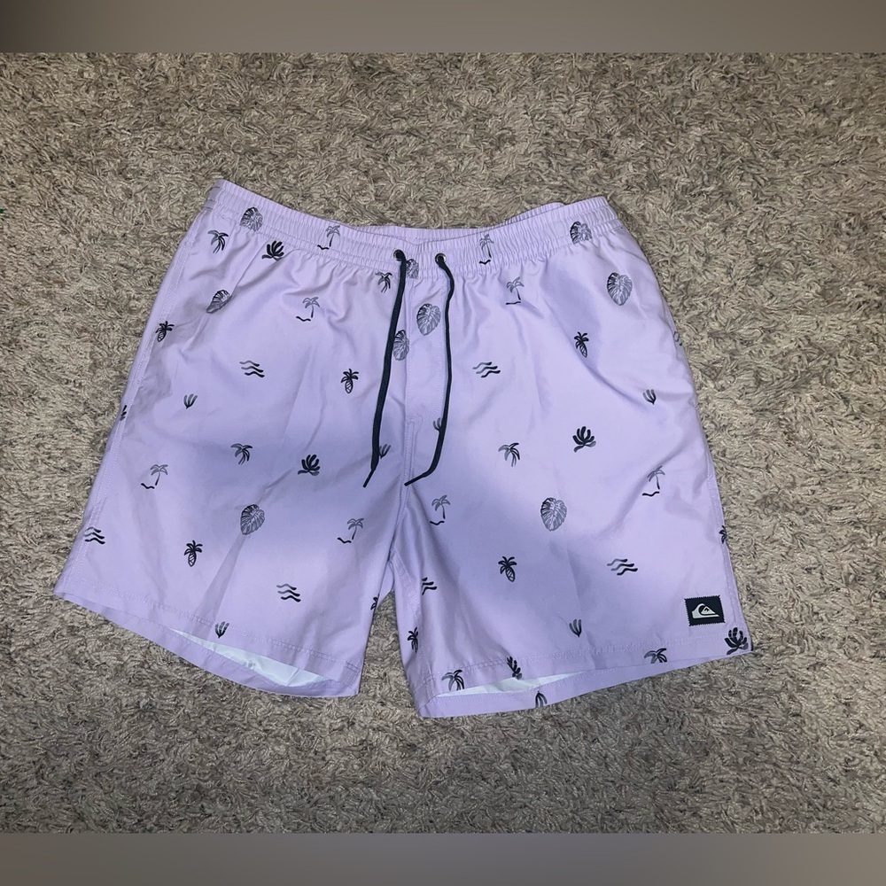 Mens xxl lavender quicksilver swim trucks